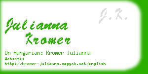 julianna kromer business card